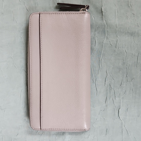 Kate Spade Gray Leather Zip Around Wallet - Picture 3 of 10